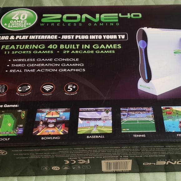 Video game zone 40 Game built in 40 games 11 interactive and 29 arcade games - Picture 10 of 17